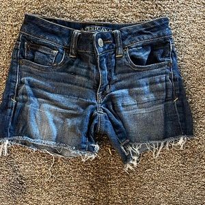 American eagle jean shorts size 00